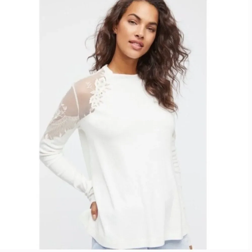 Free People Daniella Lace Top